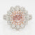 Pink flower diamond ring, 2.43 carat