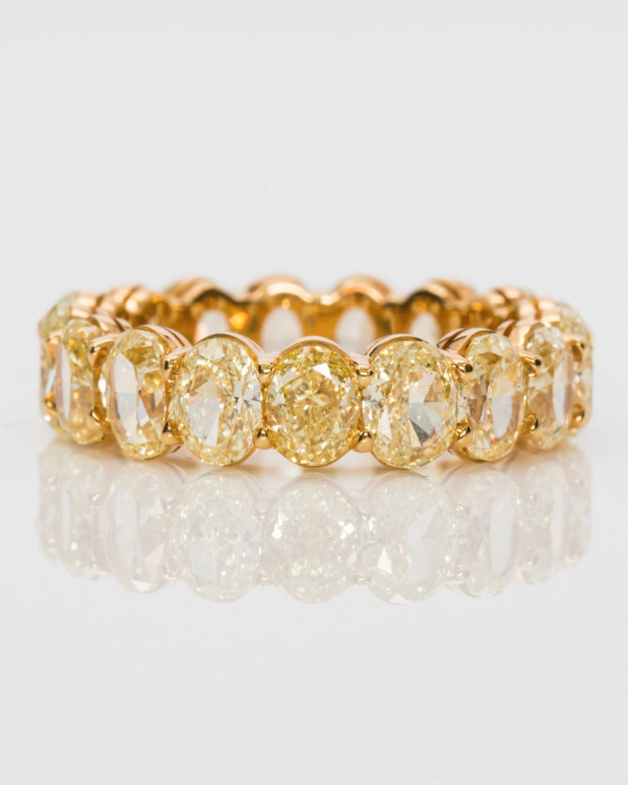 YELLOW Color Diamond Ring (6.60 Carat)