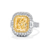 Fancy Yellow Diamond Ring, 4.79 carat - VMK Diamonds