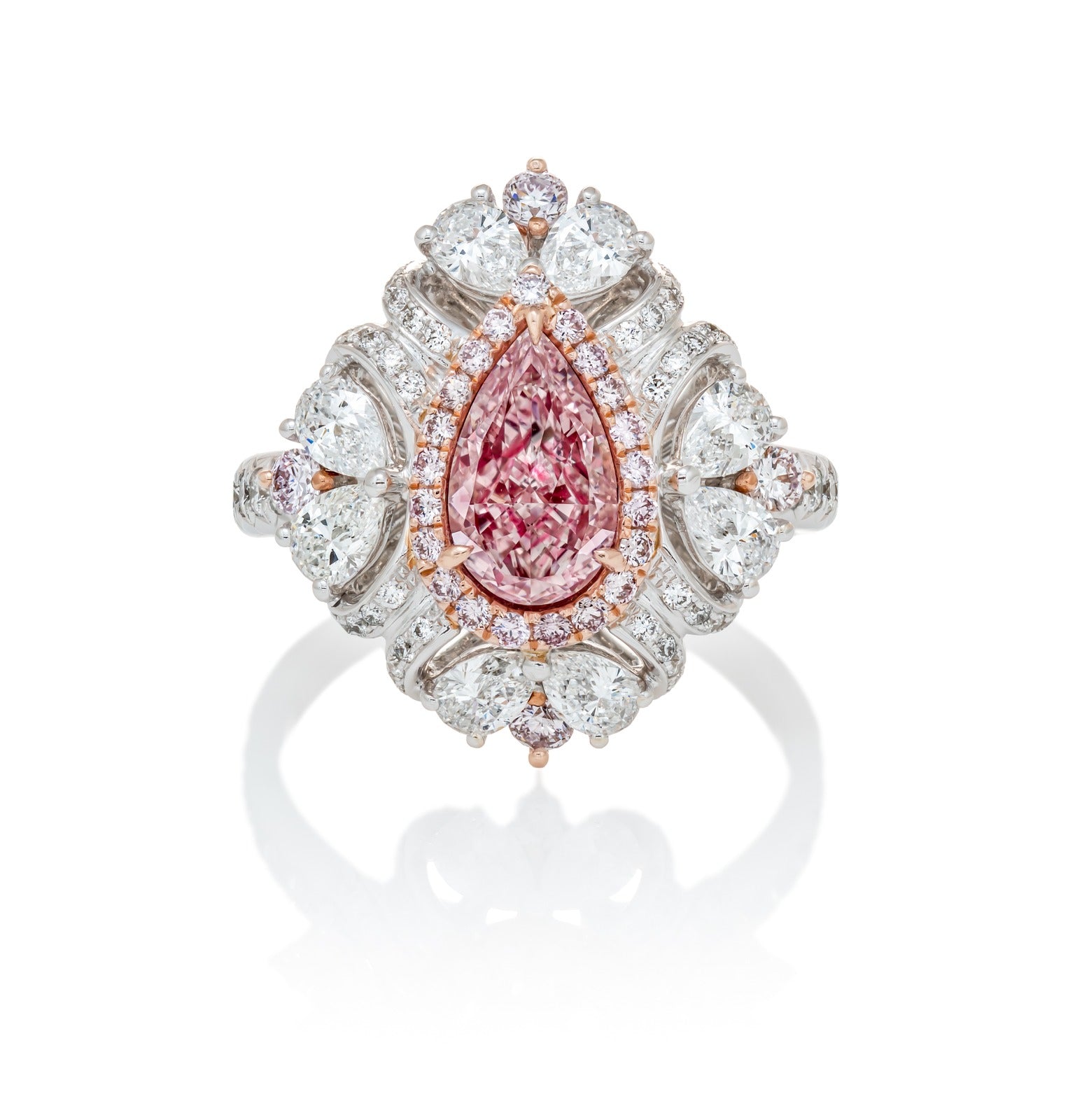 PINK Color Diamond Ring (2.69 Carat) - VMK Diamonds