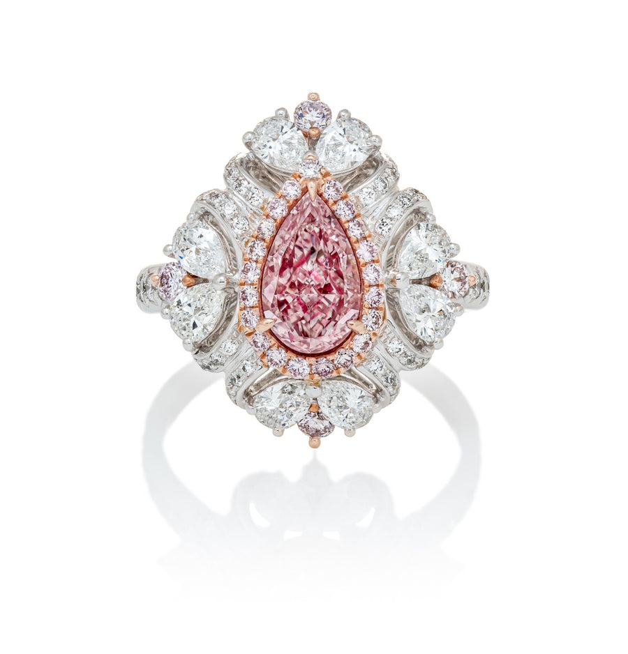 PINK Color Diamond Ring (2.69 Carat) - VMK Diamonds