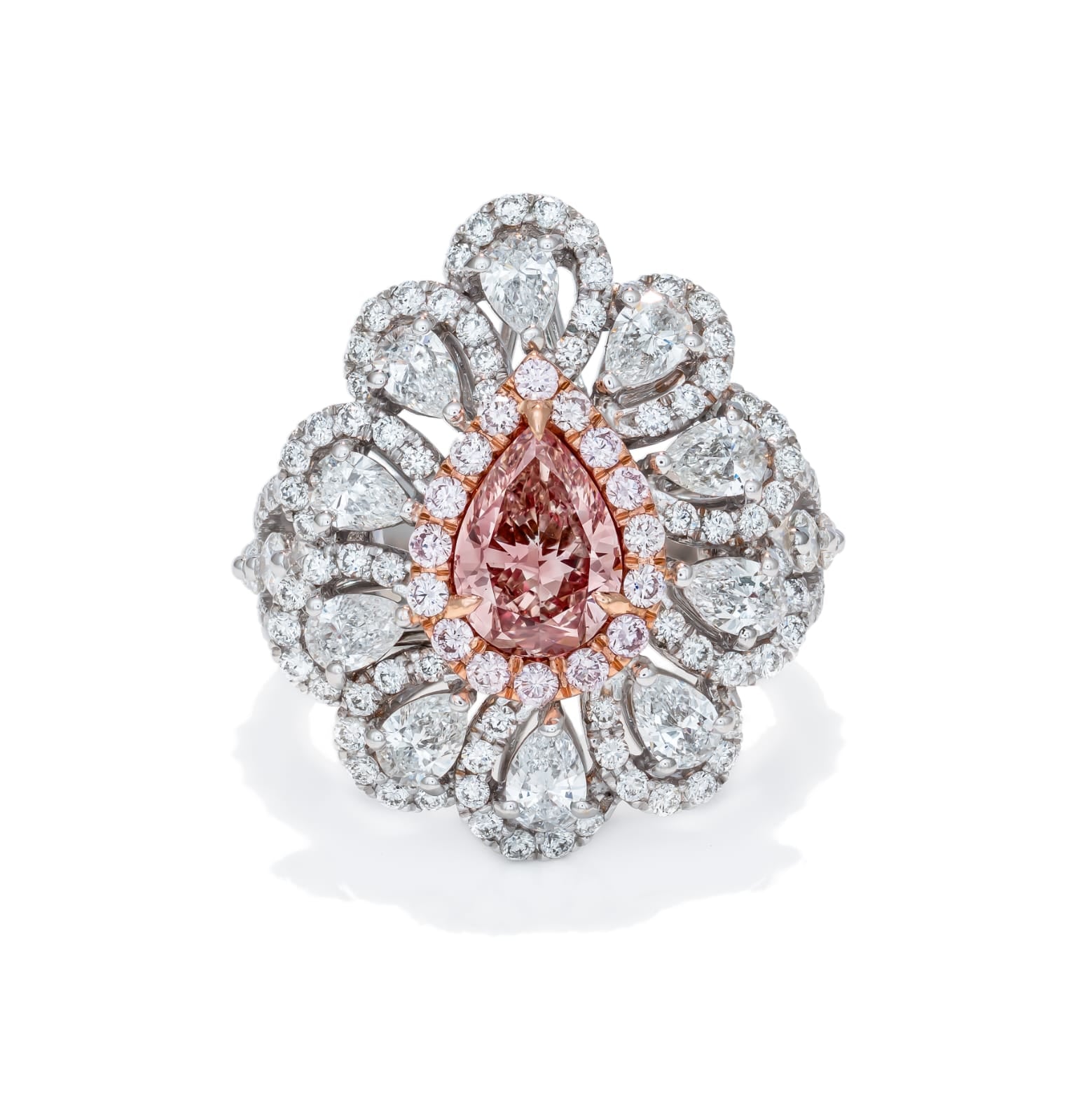 PINK Color Diamond Ring (3.17 Carat)