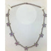 Sapphire & diamond necklace, 15.89 carat