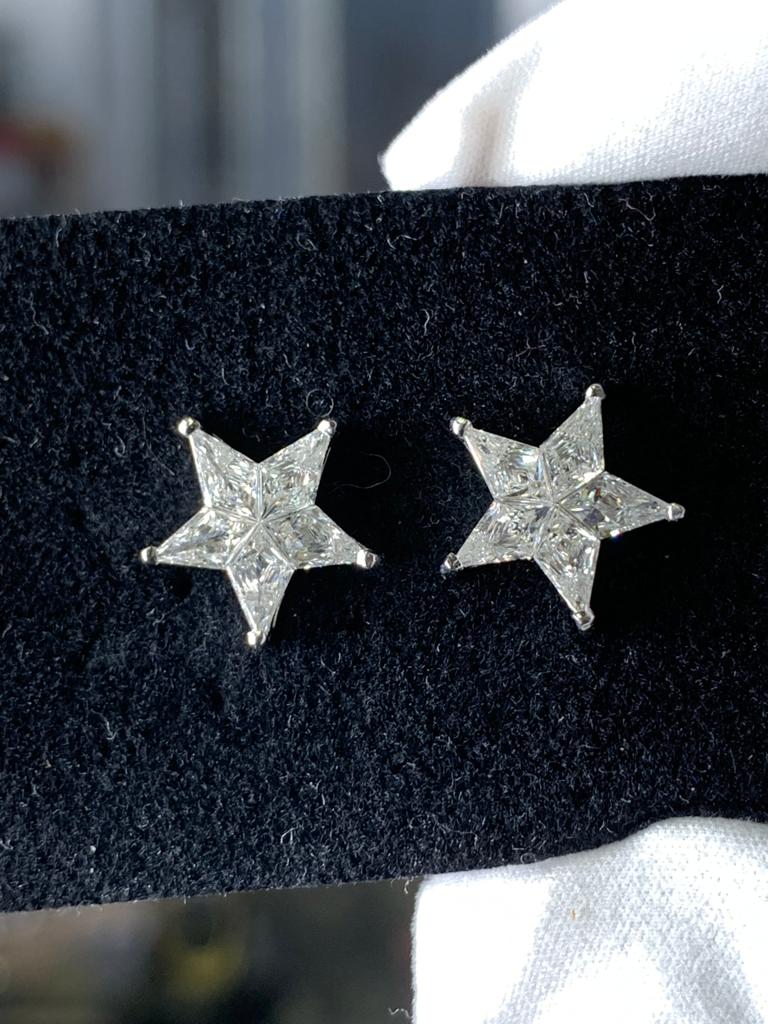 E Color Diamond Earrings (1.28 Carat)