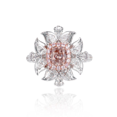 Special Pink Diamond Ring, 2.32 total carat, GIA certifed.