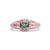 Very Special Green & Pink Diamond Ring, 2.54 total carat, GIA certified
