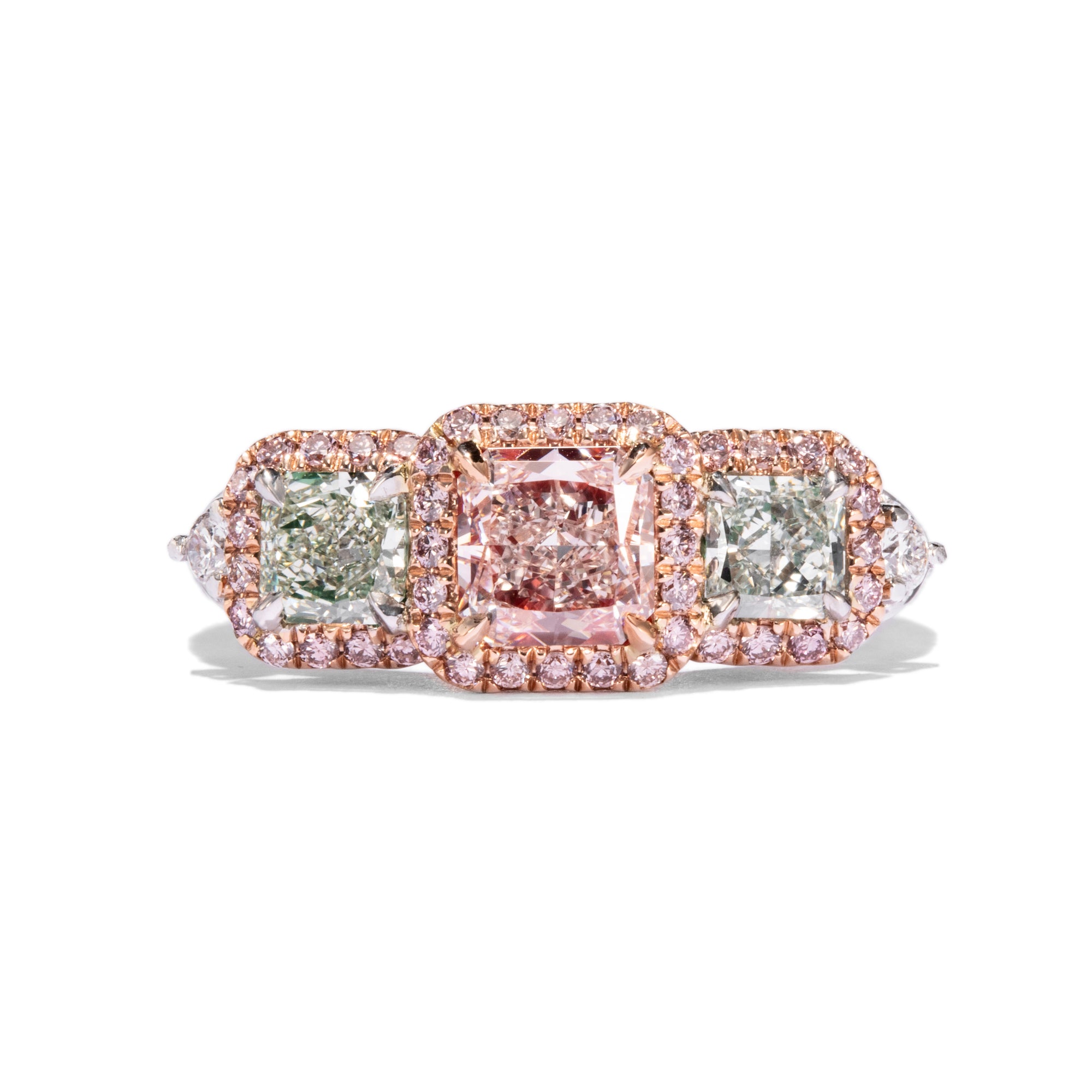 Pink hot sale vvs diamonds