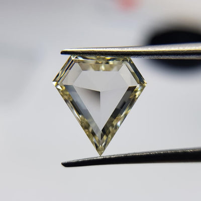 1.94 Carat SHIELD Shape UV Color Diamond - VMK Diamonds