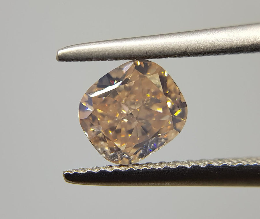 1.10 Carat CUSHION Shape PINK Color Diamond - VMK Diamonds
