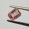 0.21 Carat EMERALD Shape PINK Color Diamond - VMK Diamonds