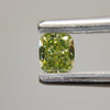 0.58 Carat CUSHION Shape GREEN Color Diamond - VMK Diamonds