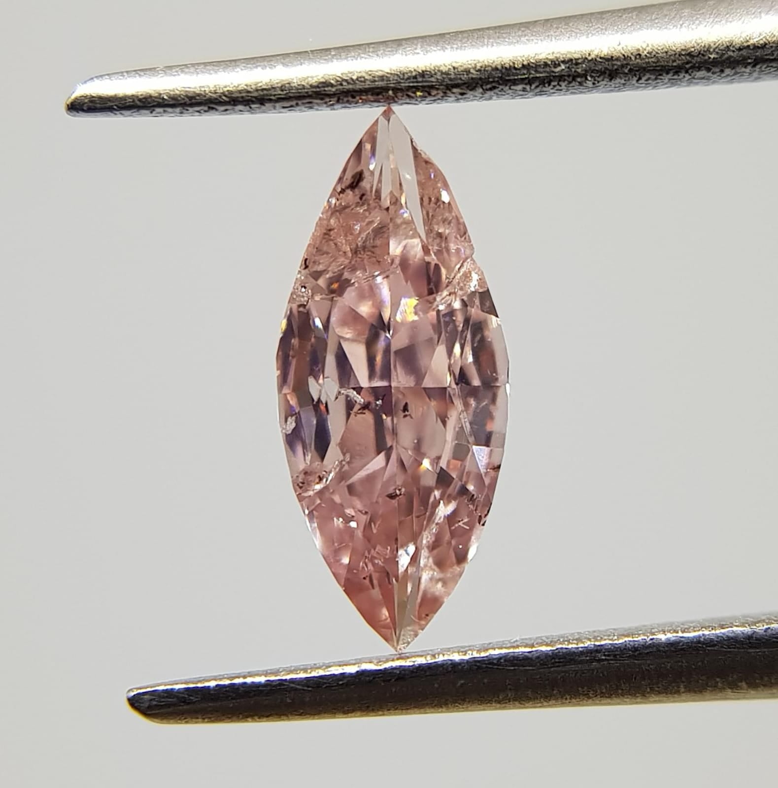 0.36 Carat MARQUISE Shape PINK Color Diamond - VMK Diamonds