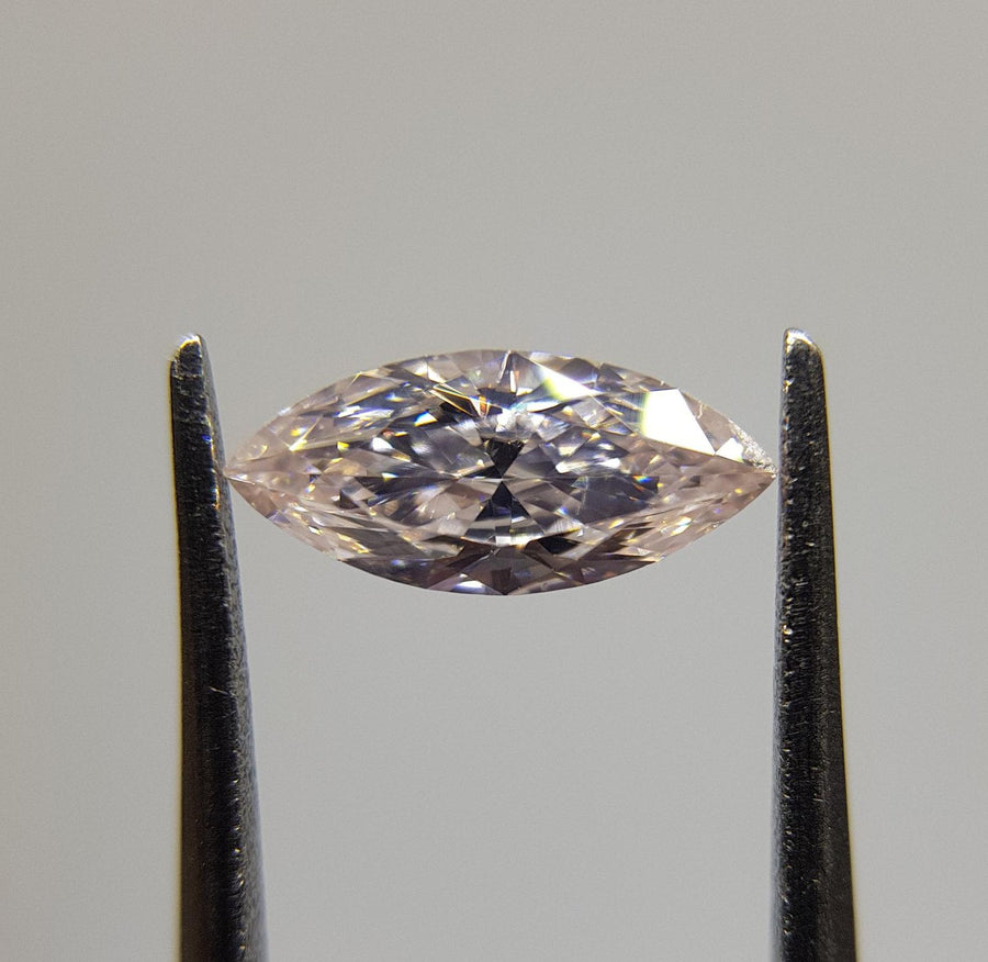 0.51 Carat MARQUISE Shape PINK Color Diamond - VMK Diamonds