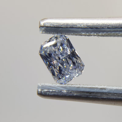 0.34 Carat RADIANT Shape BLUE Color Diamond - VMK Diamonds