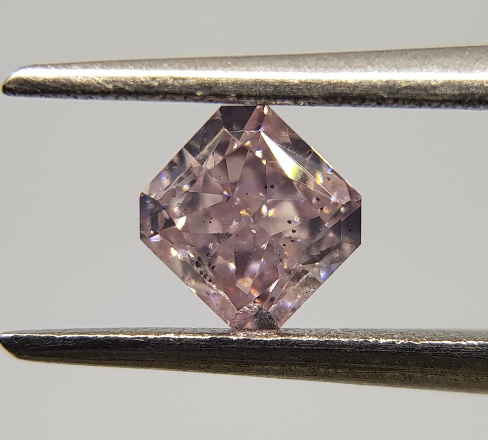 0.43 Carat RADIANT Shape PINK Color Diamond - VMK Diamonds