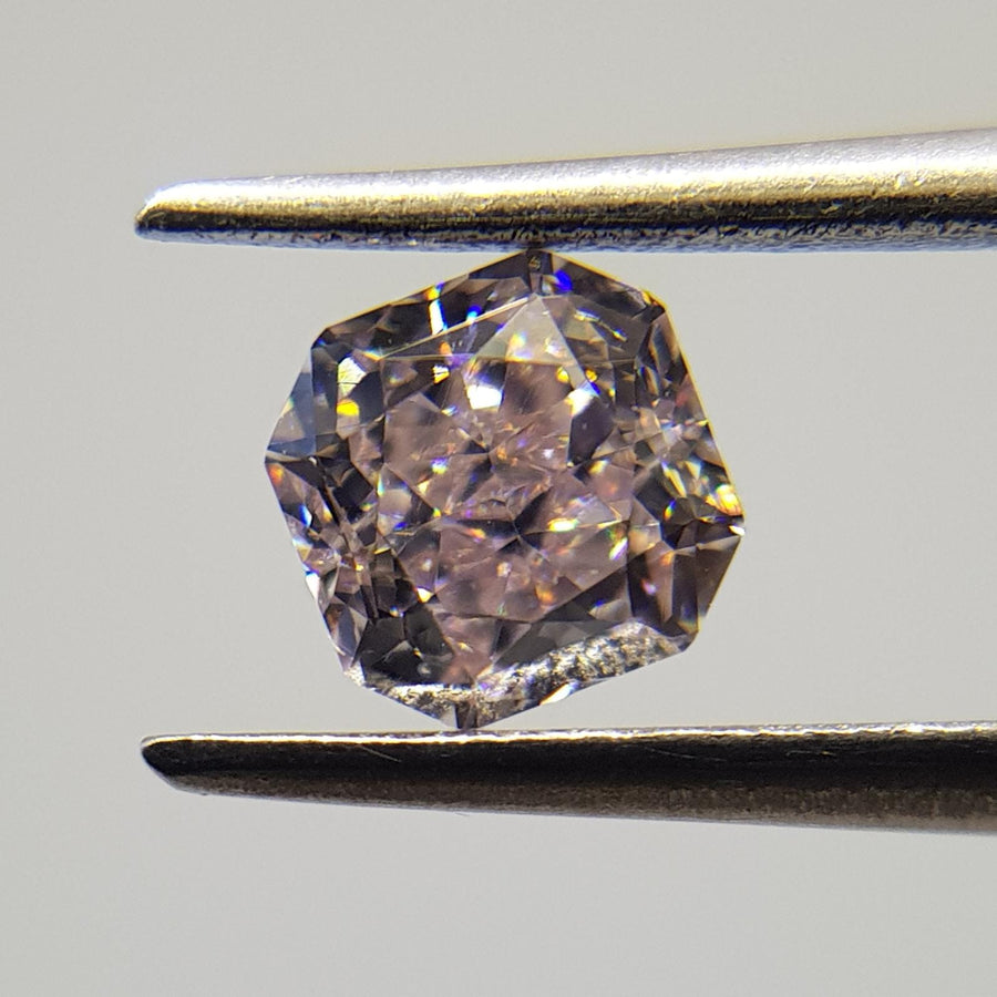 0.50 Carat RADIANT Shape PINK Color Diamond - VMK Diamonds