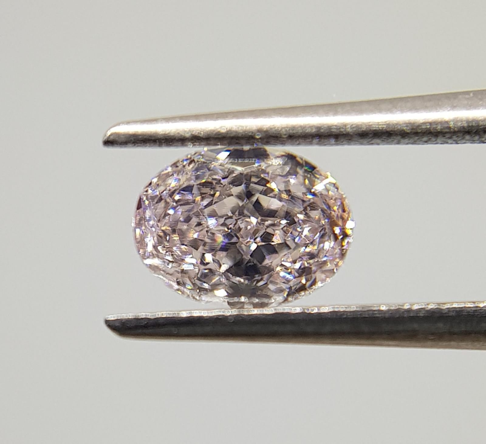 0.49 Carat OVAL Shape PINK Color Diamond - VMK Diamonds