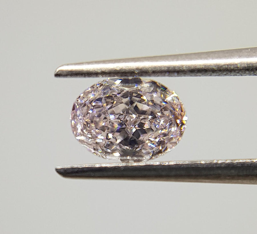 0.49 Carat OVAL Shape PINK Color Diamond - VMK Diamonds
