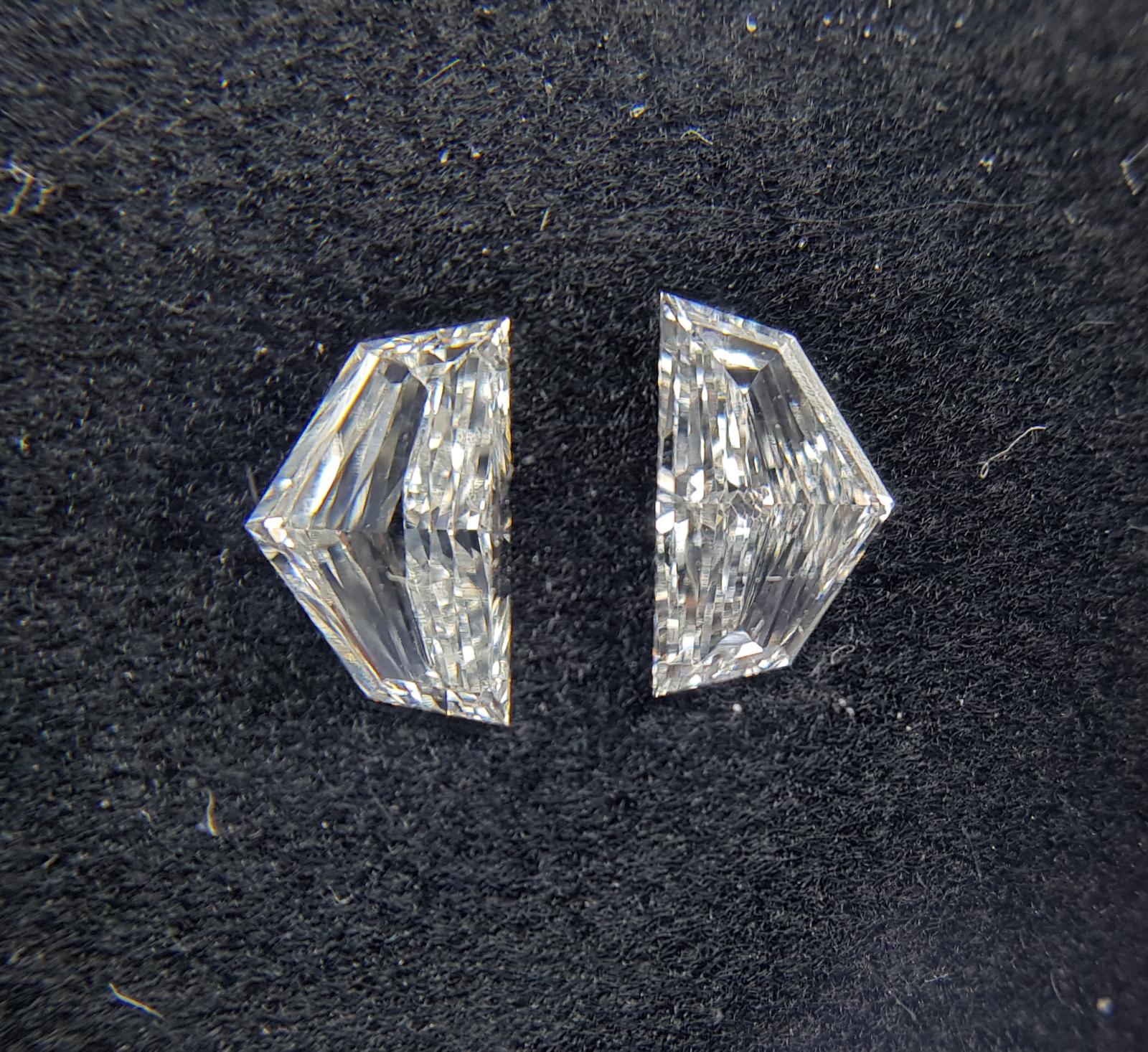 1.11 Carat SHIELD Shape E Color Diamond - VMK Diamonds