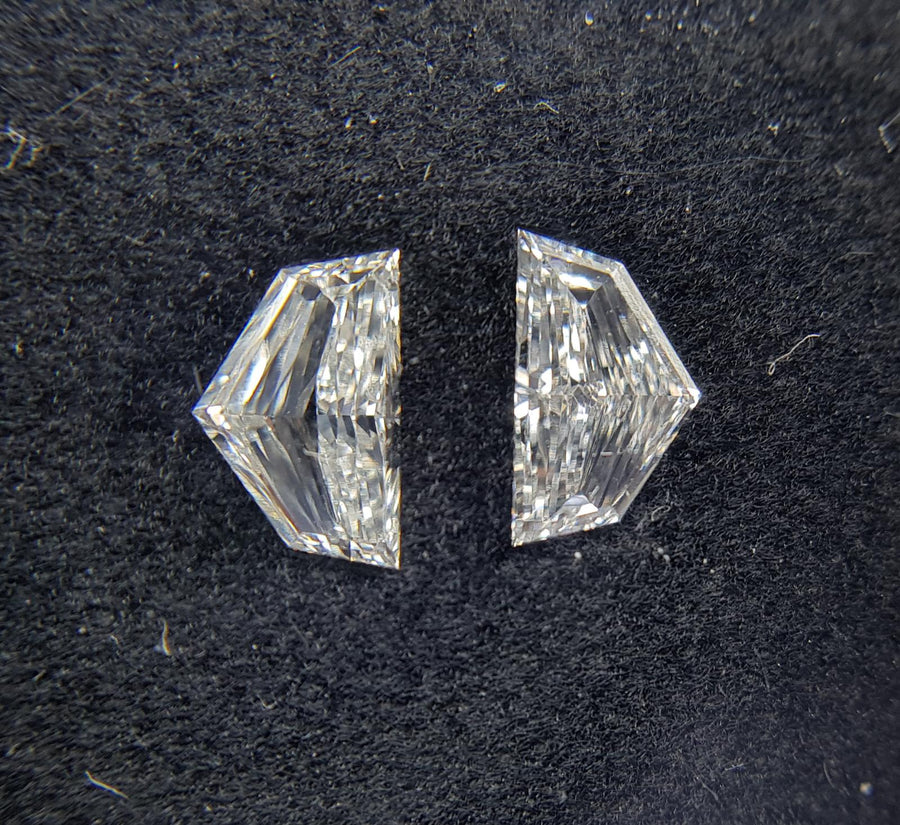 1.11 Carat SHIELD Shape E Color Diamond - VMK Diamonds