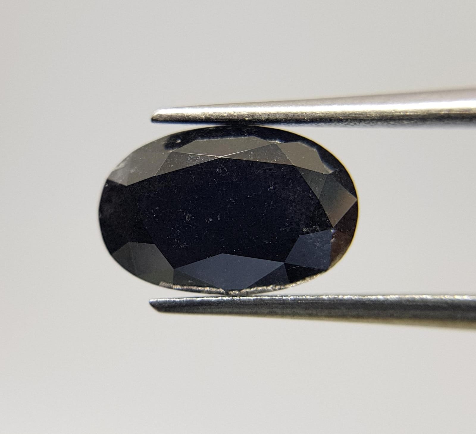 2.34 Carat OVAL Shape BLACK Color Diamond - VMK Diamonds