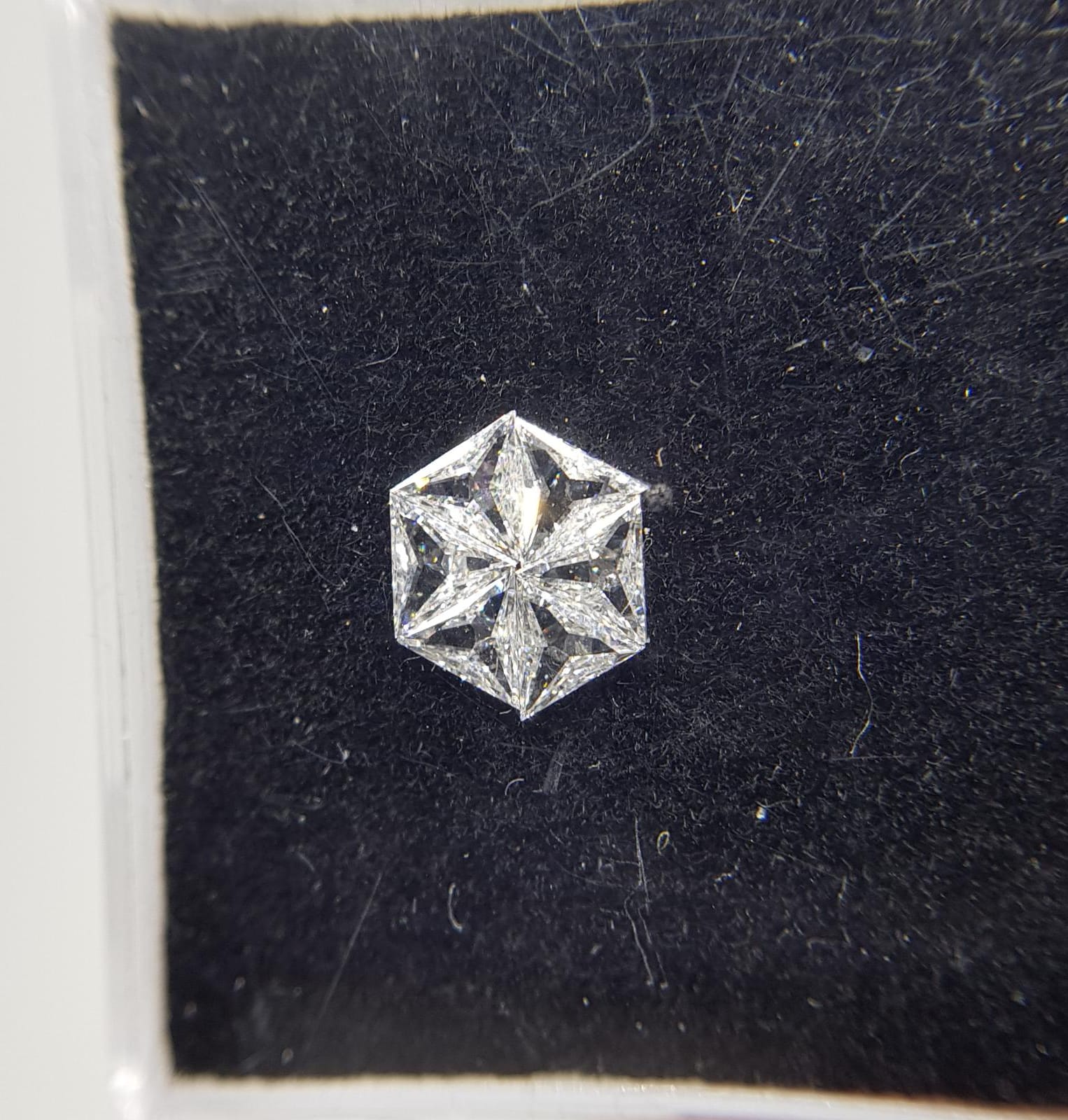 0.51 Carat TRIANGLE Shape F Color Diamond - VMK Diamonds