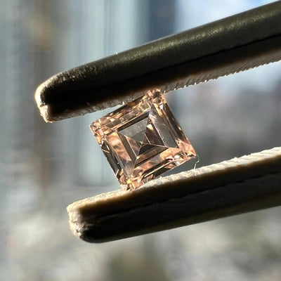 PINK Diamond, 0.11 Carat, PRINCESS Shape, VS1 Clarity - VMK Diamonds