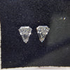 0.72 Carat SHIELD Shape F Color Diamond - VMK Diamonds