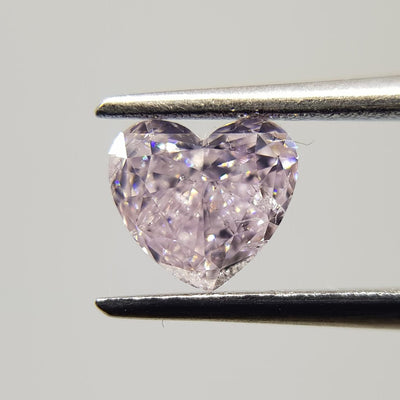 0.57 Carat HEART Shape PINK Color Diamond - VMK Diamonds
