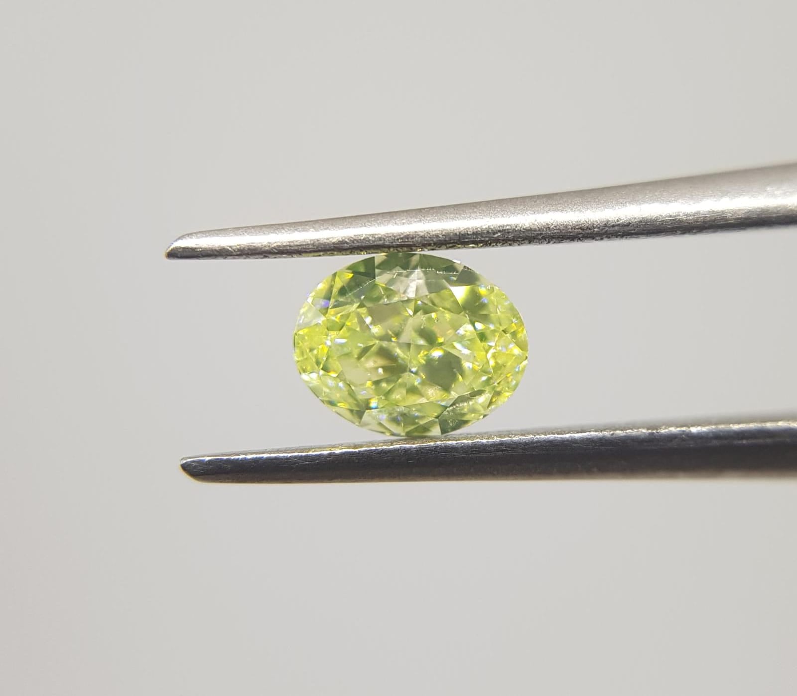 0.50 Carat OVAL Shape YELLOW Color Diamond - VMK Diamonds