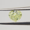 0.57 Carat HEART Shape YELLOW Color Diamond