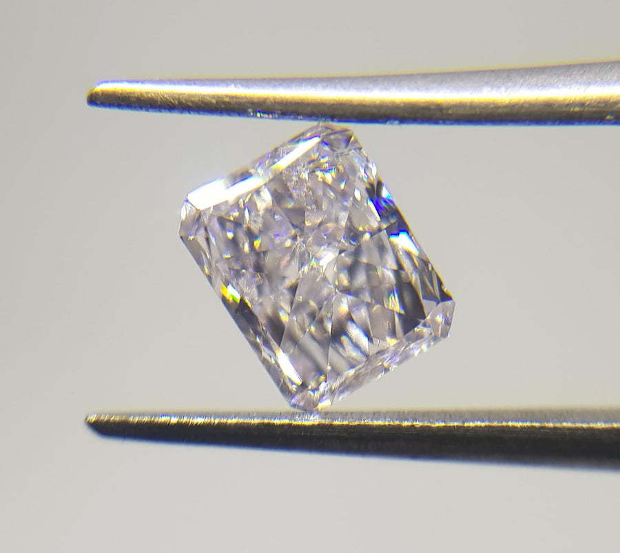 0.77 Carat RADIANT Shape PINK Color Diamond