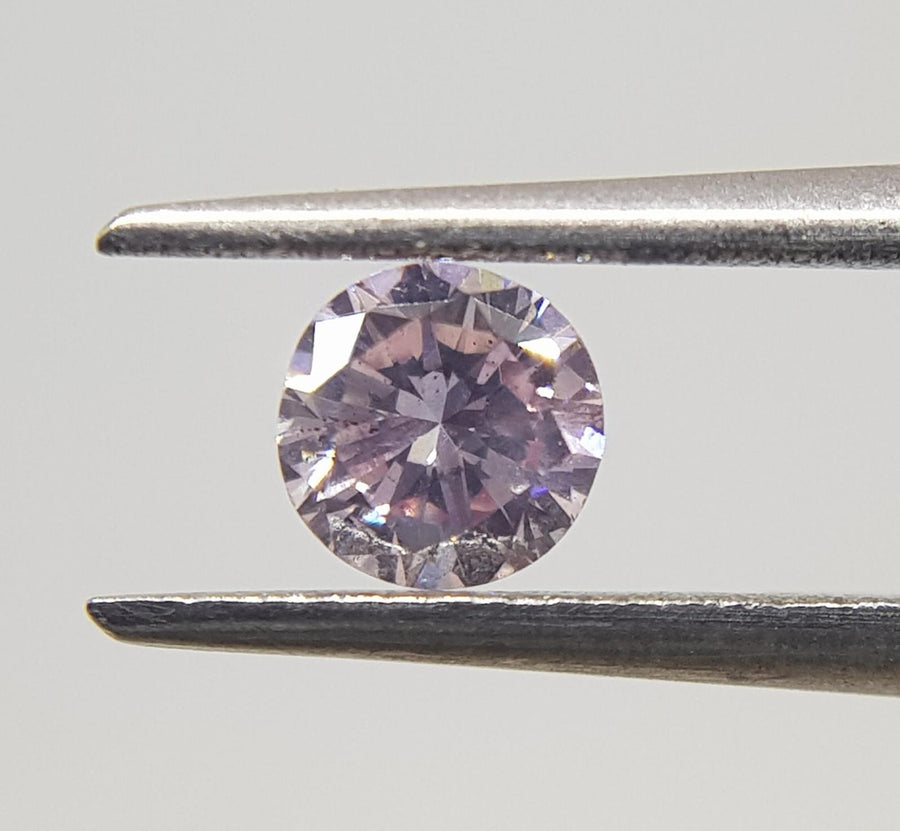 0.28 Carat ROUND Shape PINK Color Diamond