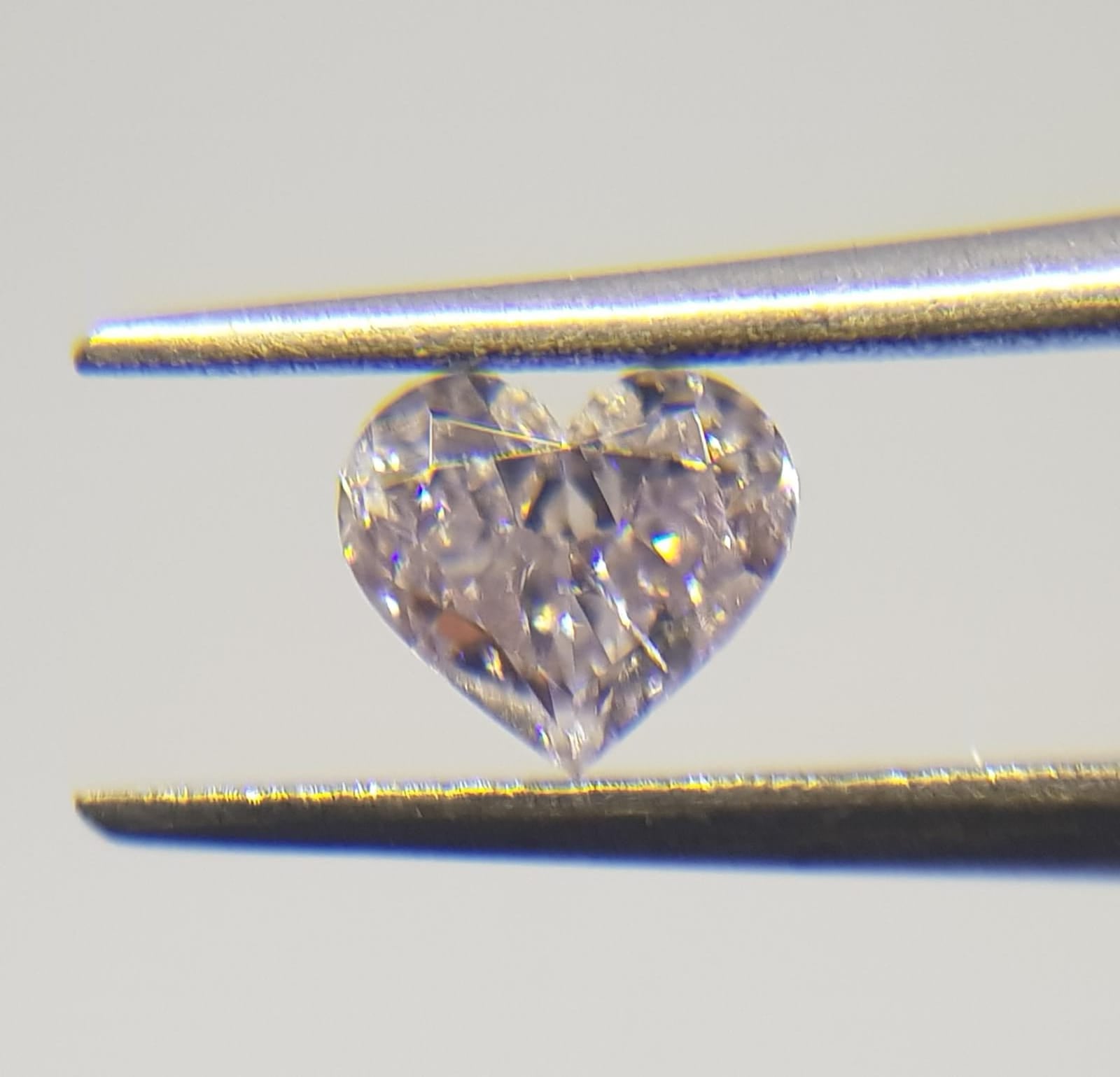 0.38 Carat HEART Shape PINK Color Diamond