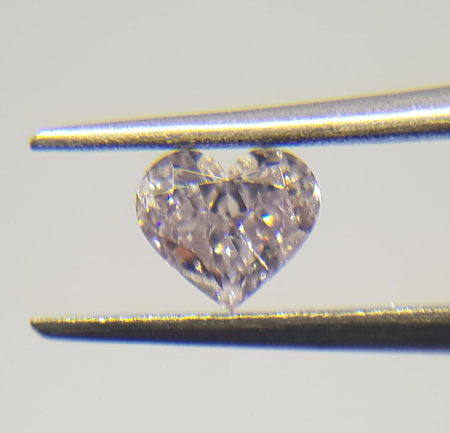 0.38 Carat HEART Shape PINK Color Diamond