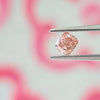 0.36 Carat CUSHION Shape PINK Color Diamond