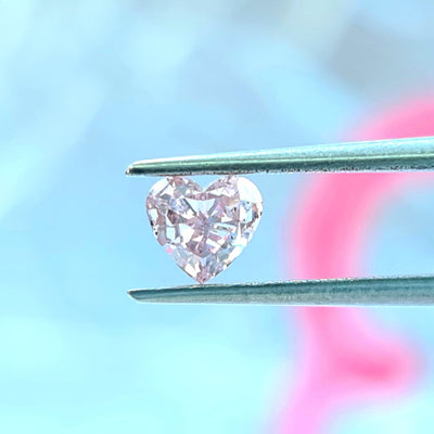 0.30 Carat HEART Shape PINK Color Diamond