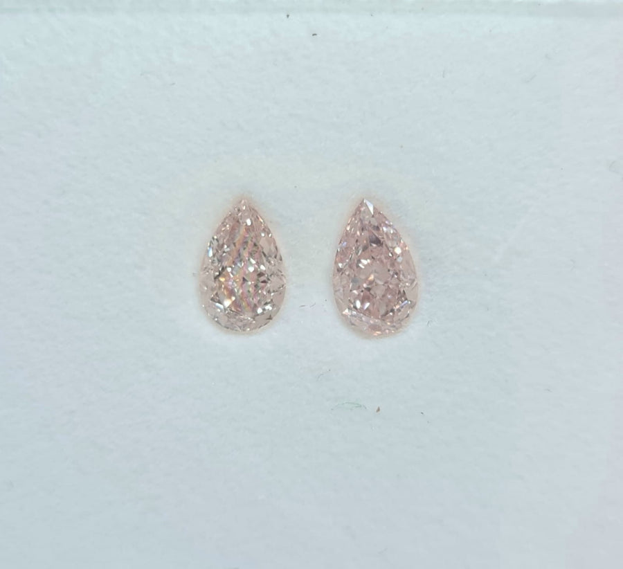 0.60 Carat PEAR Shape PINK Color Diamond