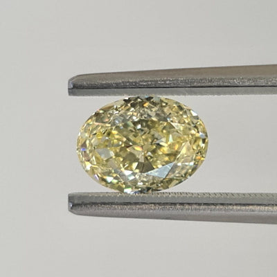 2.25 Carat OVAL Shape YELLOW Color Diamond