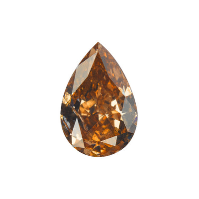 2.03 Carat PEAR Shape BROWN Color Diamond - VMK Diamonds
