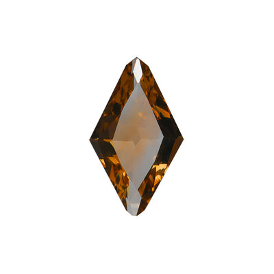 0.99 Carat SHIELD Shape BROWN Color Diamond - VMK Diamonds