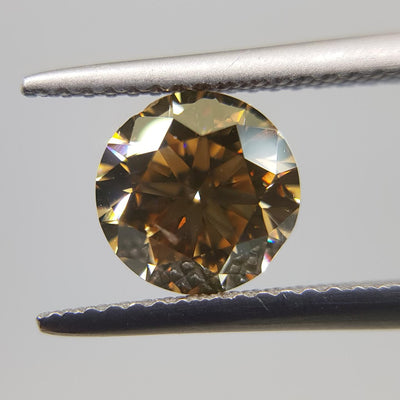 YELLOW Diamond, 2.00 Carat, ROUND Shape, SI2 Clarity - VMK Diamonds