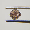 0.34 Carat CUSHION Shape BROWN Color Diamond - VMK Diamonds