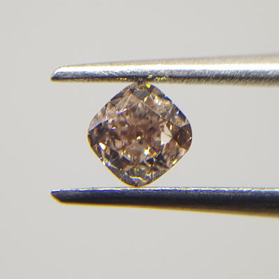 0.34 Carat CUSHION Shape BROWN Color Diamond - VMK Diamonds