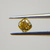 0.34 Carat CUSHION Shape YELLOW Color Diamond - VMK Diamonds