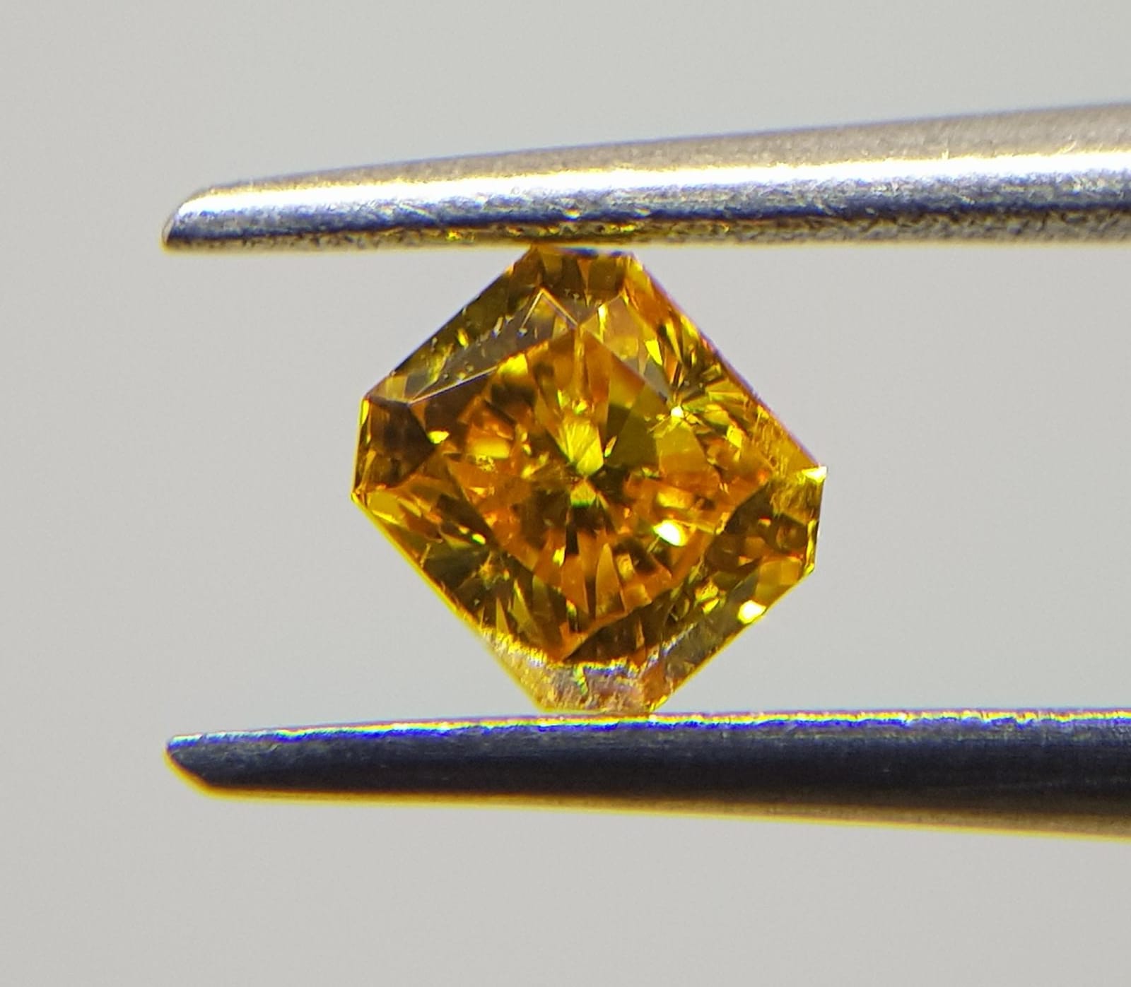 0.35 Carat RADIANT Shape YELLOW Color Diamond - VMK Diamonds