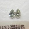 0.71 Carat PEAR Shape GREEN CHAMELEON Color Diamond - VMK Diamonds