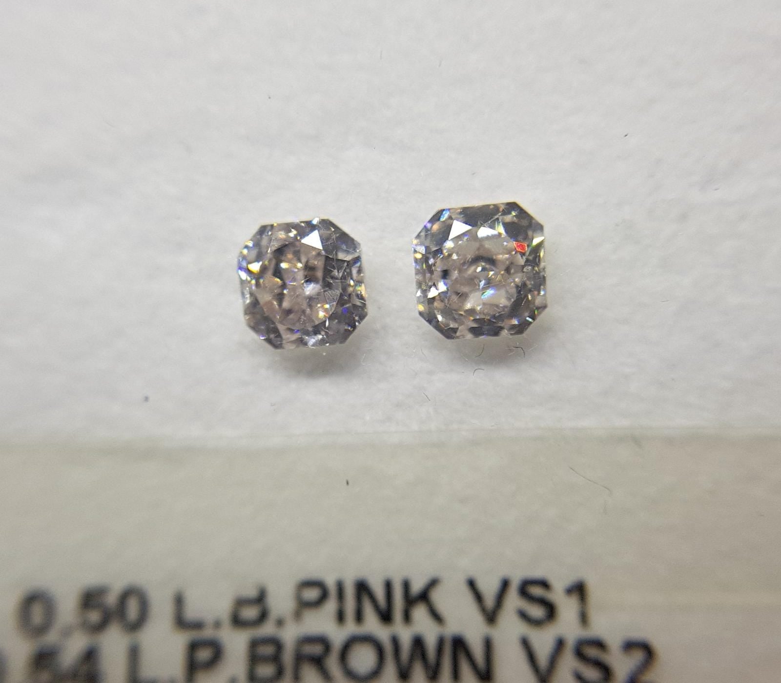 0.50 Carat RADIANT Shape PINK Color Diamond - VMK Diamonds