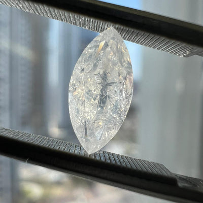 WHITE Diamond, 1.01 Carat, MARQUISE Shape - VMK Diamonds