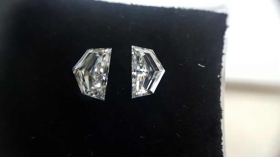 0.84 Carat SHIELD Shape G Color Diamond - VMK Diamonds